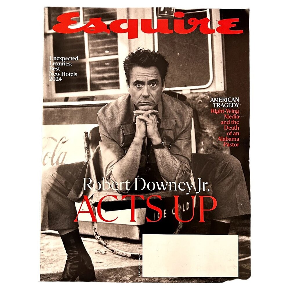 Esquire Magazine April May 2024 Robert Downey Jr Acts Up Unexpected Luxuries